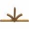 Ekena Millwork Redmond Rough Sawn Timber Gable Bracket, Western Red Cedar, 72"W x 45"H x 4"D x 4"F, 15/12 Pitch GBW072X45X0404RED00RWR - alternate 5